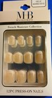 MHB (Must Have Beauty) French Manicure, Self Adhesive Press On Nails-NEW In Box! — photo 1