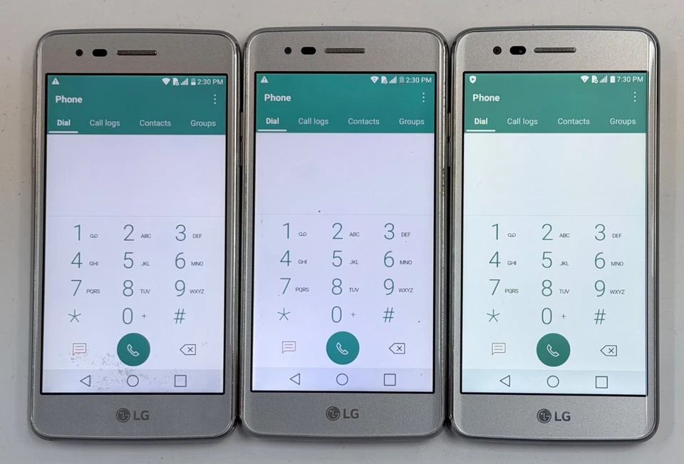 LOT OF 3 x UNLOCKED / T-MOBILE LG ARISTO 4G VoLTE Android Smart Cell Phones ## - Image 2 of 4