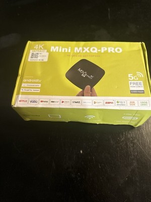 Mini MXQ-PRO 4K Android TV Box   5G WiFi Media Player   3GB/128GB   NEW