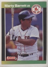 1989 Donruss Marty Barrett (*Denotes on Back) #184 00e8