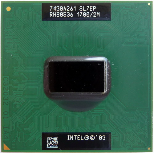 Processore Intel Centrino Mobile 735 SL7EP 1.7 ghz socket 478-pin Micro-FCPGA - Imagen 1 de 1
