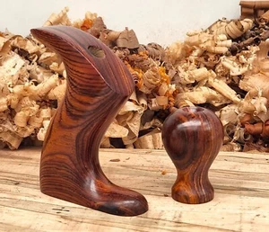 Custom Made Cocobolo Tote & Knob For Lie Nielsen No 1 Hand Plane