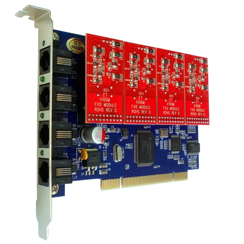 TDM400P FXO FXS Card Supports Asterisk Issabel Free PBX Dahdi Isabel Freeswitch