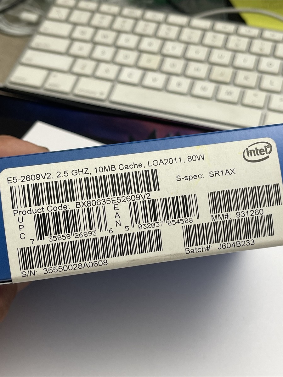 Intel Xeon E5-2609V2 2.5GHz Quad-Core (BX80635E52609V2) Processor