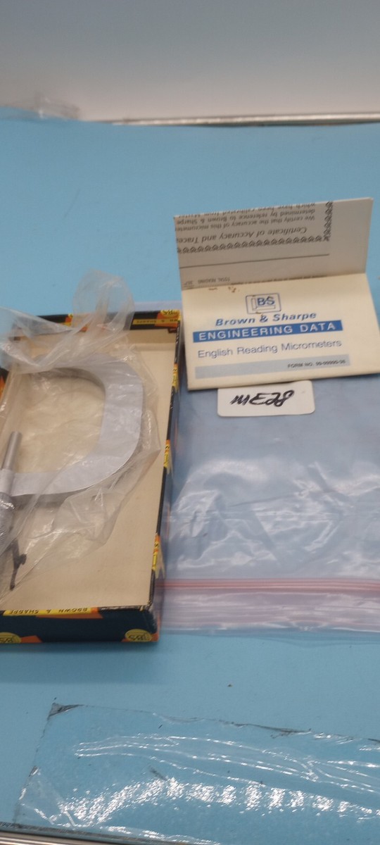 Micromètre Mécanique Brown & Sharpe 599-30-5 Slant Line - Gamme 2 à 3 Pouces - Précision 0.001" - Neuf USA