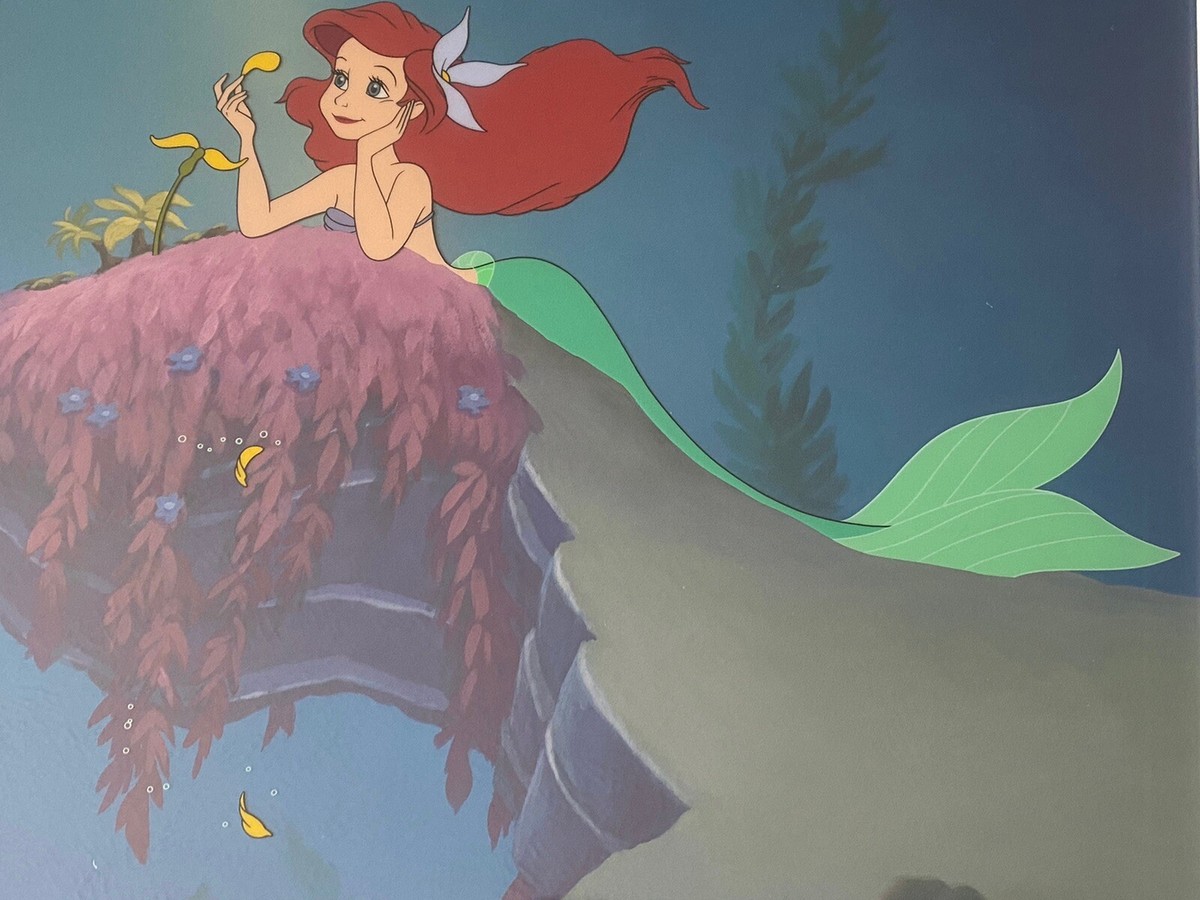 Original WALT DISNEY Little Mermaid Ariel Sebastian He Loves