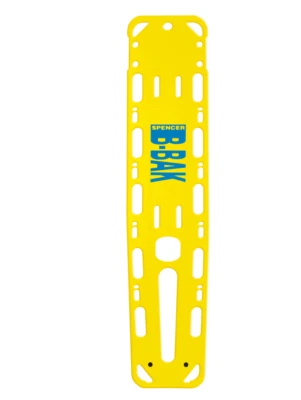 Spencer Spineboard B-Bak mit Pins, gelb  bis 180 kg belastbar, Krankentrage - Bild 1 von 2