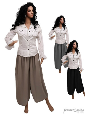 Moderni Pantaloni A Quadri Con Vita Parzialmente Elasticizzata - Nero A Quadri - Foto 4