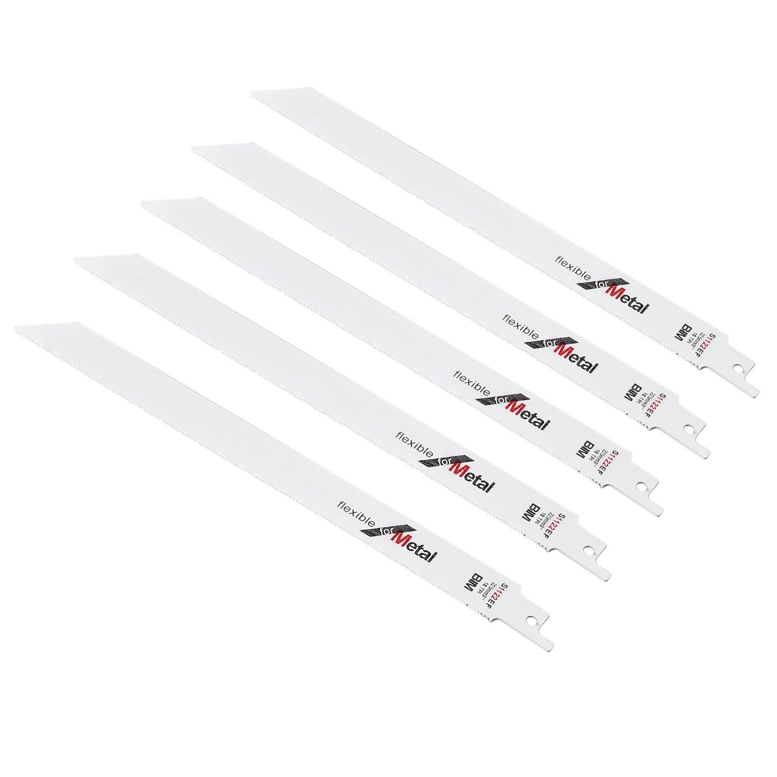 10Pcs S1122EF 225mm Reciprocating Sabre Saw Blades Metal Cutting For
