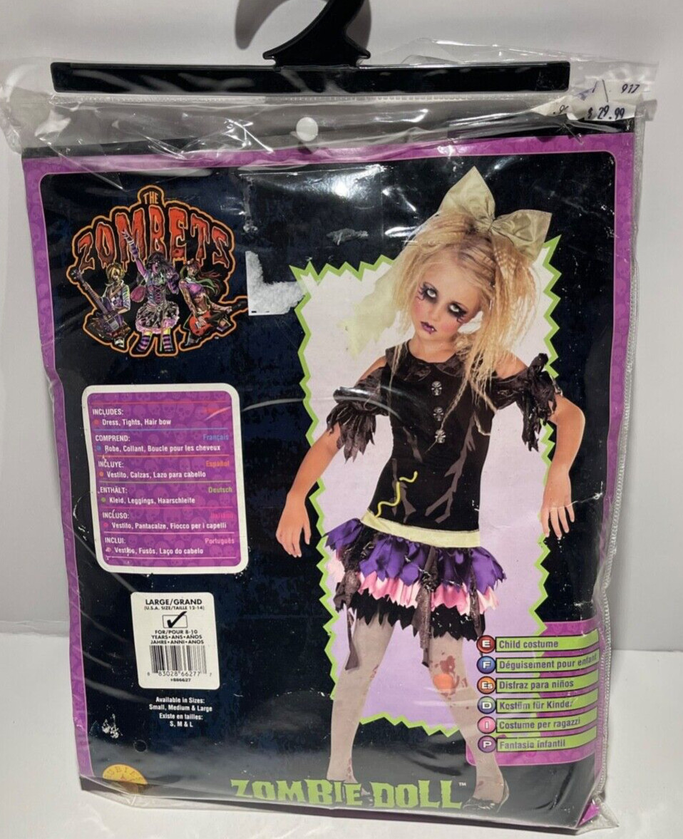 Rubie's Official Zombie Girl Costume Girls Large ZOMBIE DOLL
