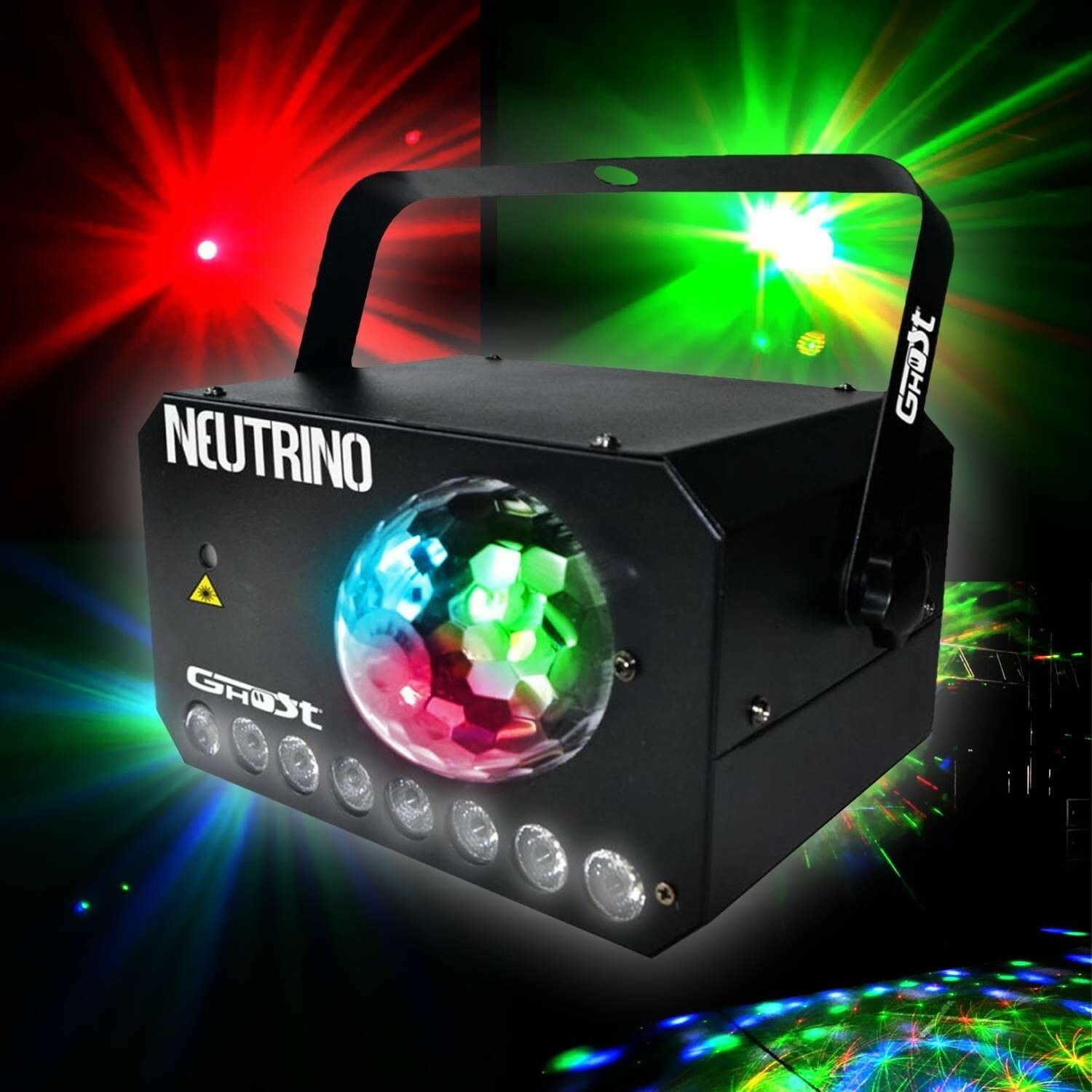 Stroboscope laser GHOST NEUTRINO jeu de lumière pour éclairer une petite salle