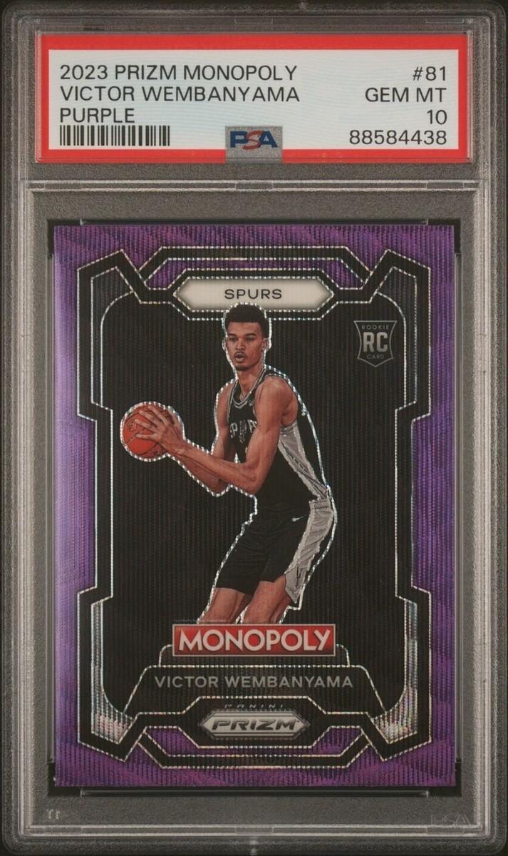 ヴァンガード スパイダーマン　プロモ　PR PSA10 Rare Wemby Monopoly purple wave prizm rookie card graded PSA 10 | eBay
