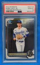 2022 BOWMAN # BCP146 Bobby Witt JR RC PSA 10 GEM MT # 95575157  CHROME PROSPECTS