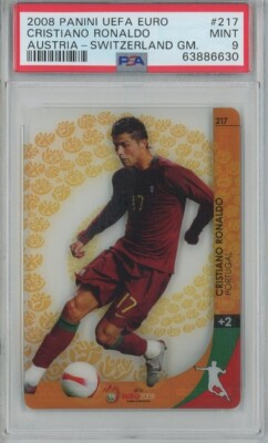 Cristiano Ronaldo 2008 Panini UEFA EURO Ultra card/#217