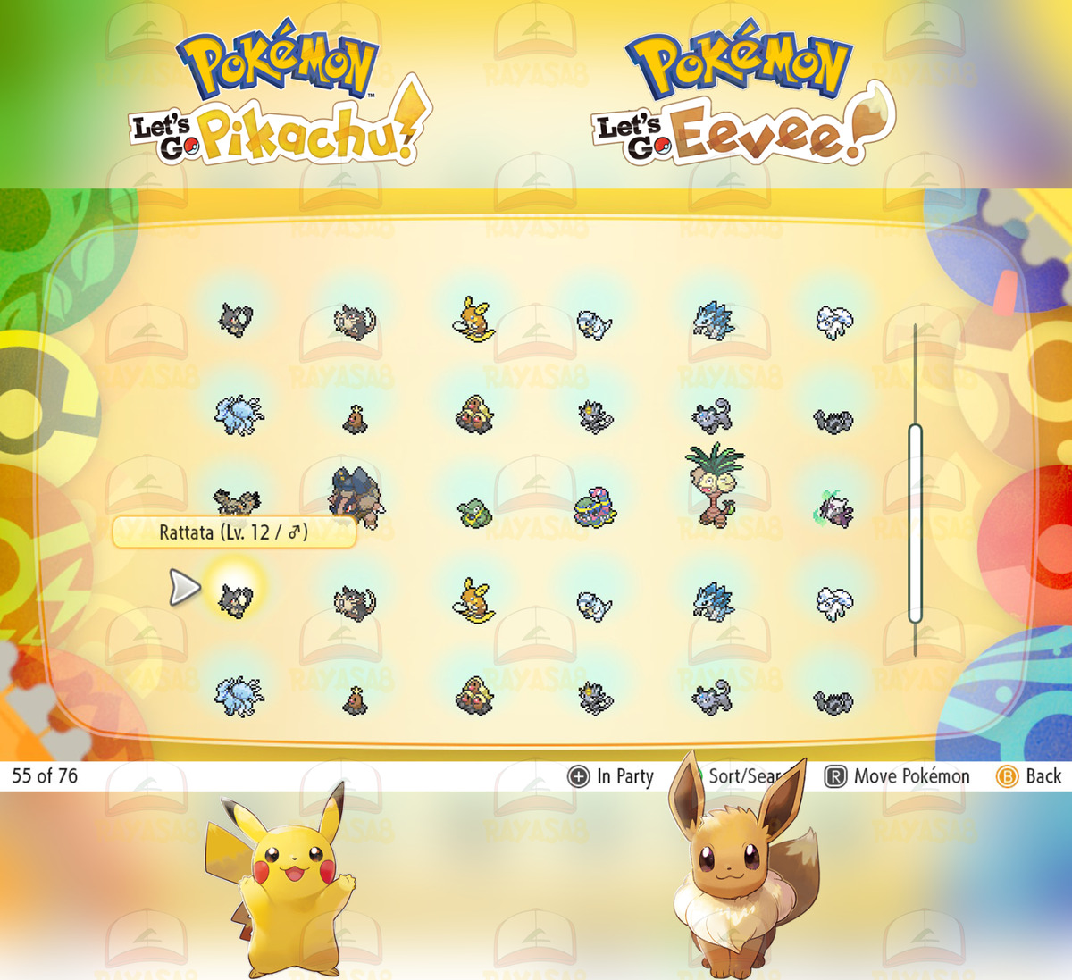 BETA] 'ALL ALOLAN FORMS IN POKEMON LET'S GO PIKACHU/EEVEE GBA' (2019) 