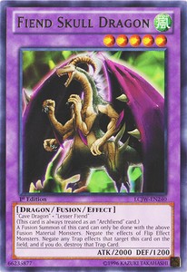 Fiend Skull Dragon - LCJW-EN240 - Rare - 1st Edition x3 - Near Mint