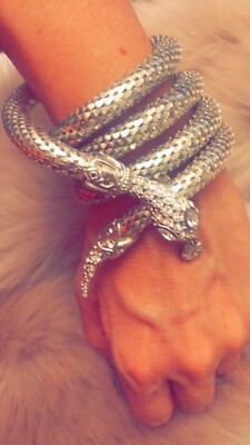 Betsey Johnson Snake Necklace VTG Authentic 90s RARE Jewelry Coachella 