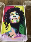Modern   pop art , WHITNEY HOUSTON 12x18” vinyl canvas POSTER so cool New I — photo 1