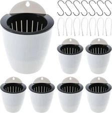 DasMarine 7 Pack Self Watering Hanging Planters