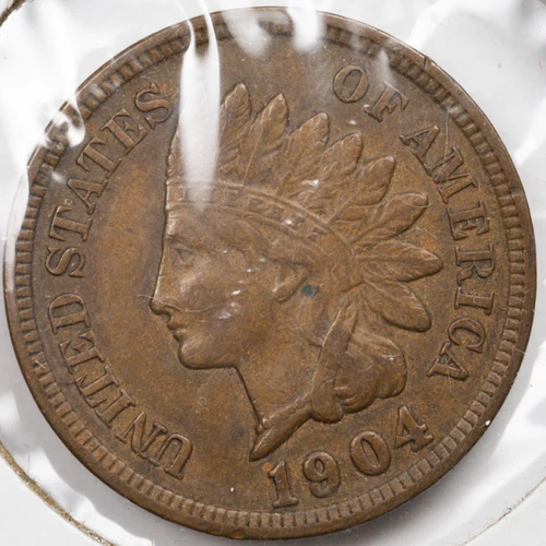 1904 Extremely Fine (XF) Indian Head Penny Cent