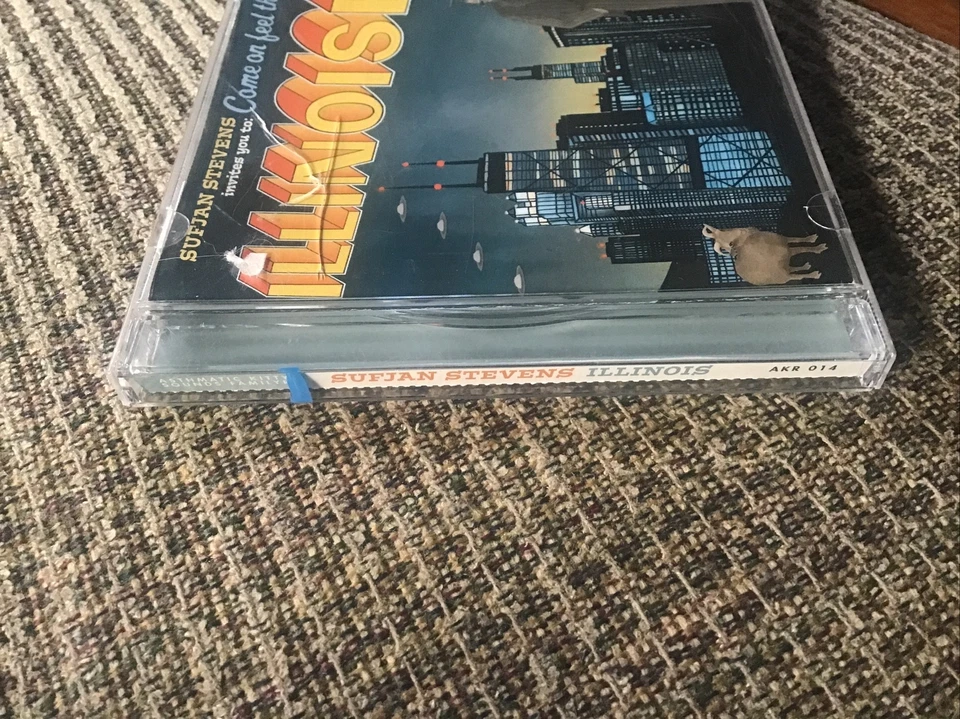 SUFJAN STEVENS COME ON FEEL THE ILLINOISE 2005 CD 22TRX ASTHMATIC KITTY PRINT — 第 4/4 张图片