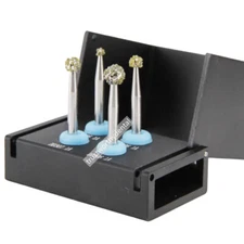 Dental Degranulation Burs Kit Osseous Debridement Soft Tissue Removal Diamond