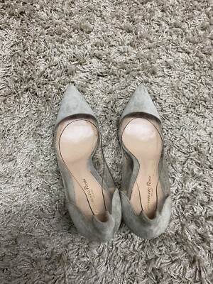 Gianvito Rossi Plexi 85 mm Grey EU 40