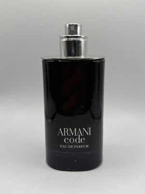 Armani Code EDP 2.5 oz 75 ml REFILLABLE Unbox NO TOP See Picture