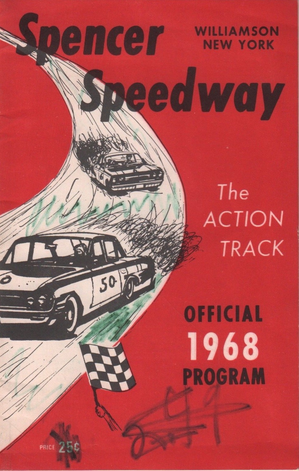 Spencer Speedway Williamson New York 1968 Program 062718DBE eBay