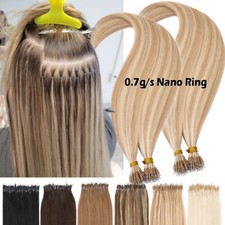 CLEARANCE Nano Ring Tip Russian Remy Human Hair Extensions Micro Loop Beads 150G