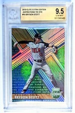 Panini Elite Extra Baseball 2019 Aspirations Bryson Stott Tie Die /25 RC BGS 9.5