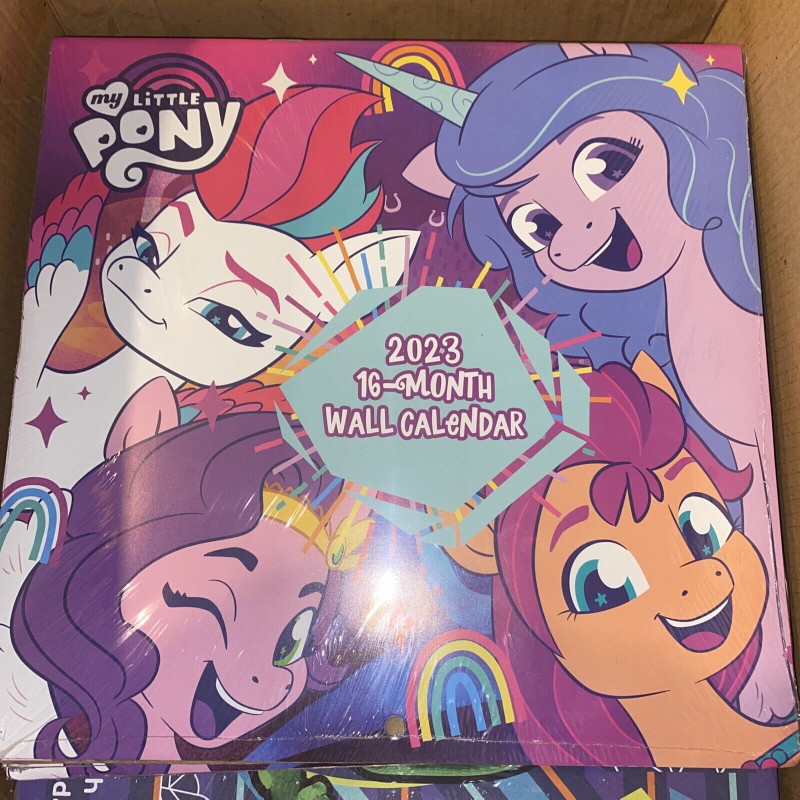 my-little-pony-2023-16-month-wall-calendar-new-sold-out-mlp-cute-ebay