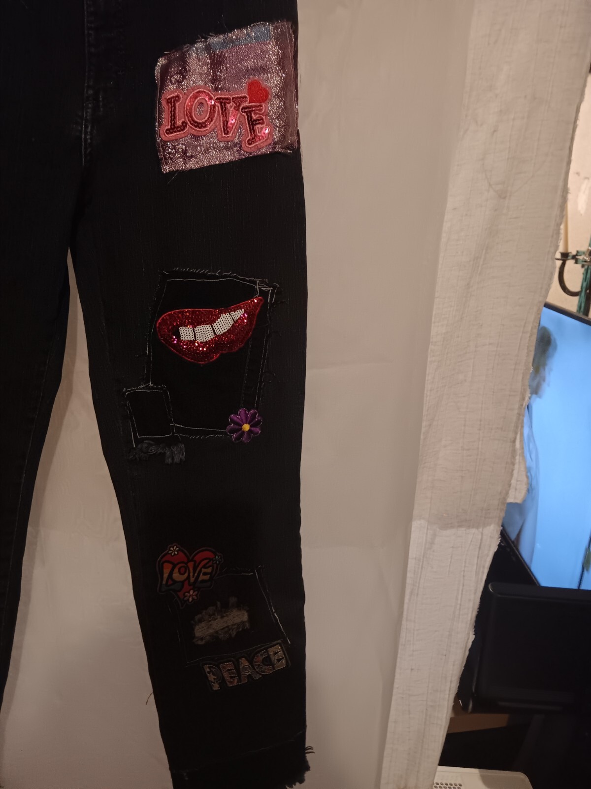 Lee Classic Fit Patchwork Size 6 - image 3