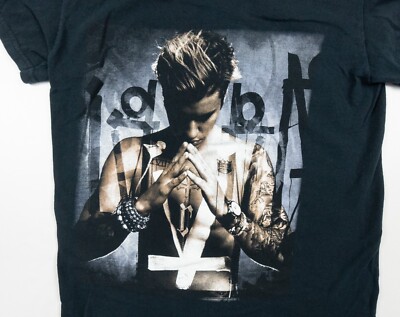 Justin Bieber Shirt Adult Small Black Short Sleeve 2018 Purpose