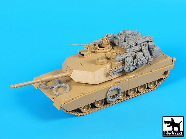 【新品未使用品】LGB BEWARE OF THE DOG タンク　初期 Black Dog 1/48 M1A2 Abrams Tank Stowage and Accessories Set (for