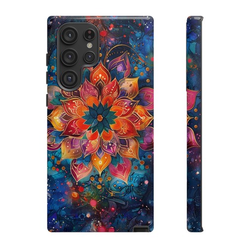 Mandala Flower Watercolor Phone Case for iPhone, Samsung Galaxy, Pixel - 第 195/256 張圖片