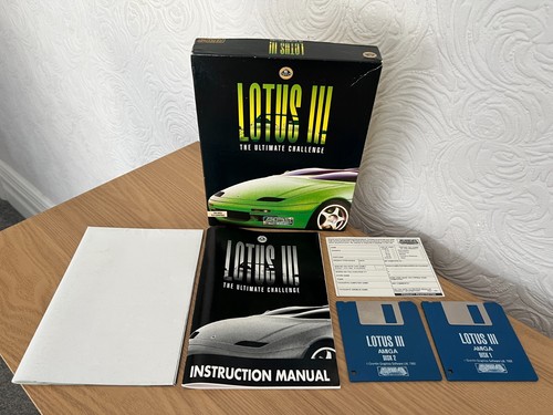 Amiga Gremlin Lotus III 3 Vintage Game - Boxed Working -👽👾Retro Gift Idea👾👽 - Afbeelding 9 van 24