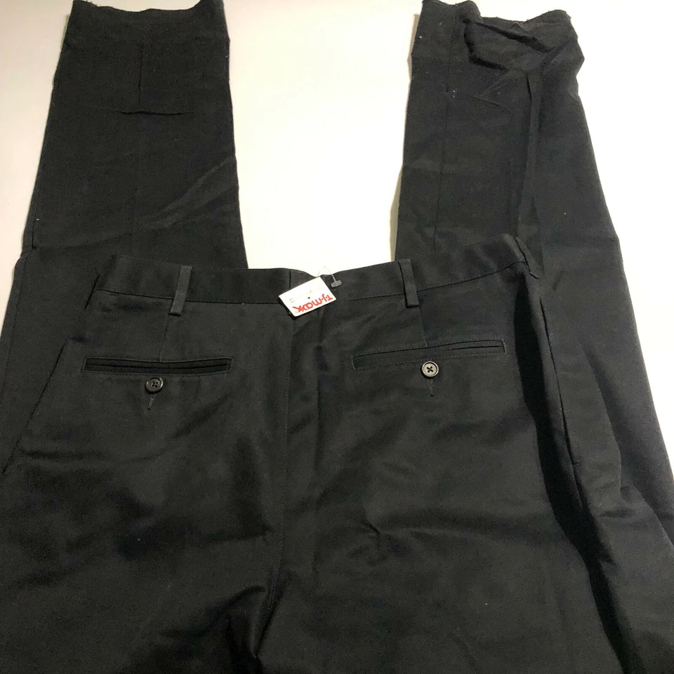 Pantalones Lands End Para Hombre Negro Caqui Talla 34 Entrepierna Sin Dobladillo Algodón Nuevos con Etiquetas Foto 4 de 4