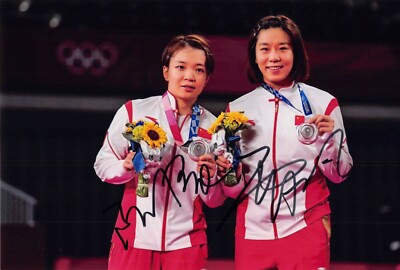 Chen Qingchen / Jia Yifan - CHN - Olympia 2020 - Badminton - Silber - Foto sig -