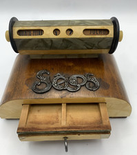 1920s Portuguese Stamp Holder DESK Portugal Antique SILVER  Mother of Pearl