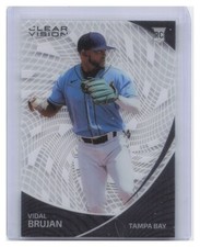 Vidal Brujan 2022 Chronicles Clear Vision Baseball - #4 RC - Tampa Bay Rays