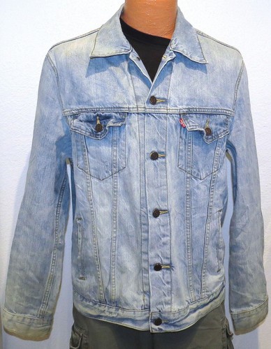 Levi's LITE BLUE JEAN Jacket LARGE 