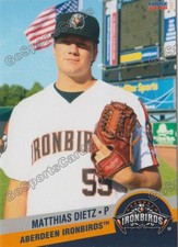 2016 Aberdeen Ironbirds Update Matthias Dietz RC Rookie Baltimore Orioles