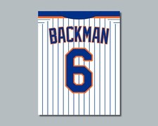 WALLY BACKMAN Photo Picture 1986 NEW YORK METS comparable 8x10 11x14 16x20 jz w