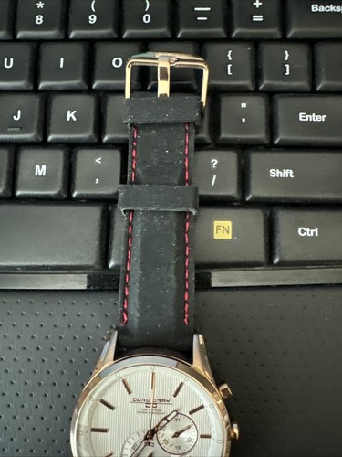 Jorg Gray Unisex JG5100-34 White Dial White Silicone Band Stainless Steel Watch - Picture 6 of 14