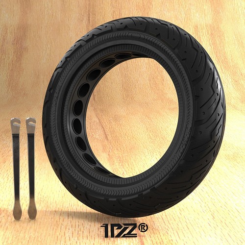 10x2.5 Solid Tire 6'' Rubber Tire Wheel For Ninebot MAX G30 Electric Scooter - Picture 6 of 6