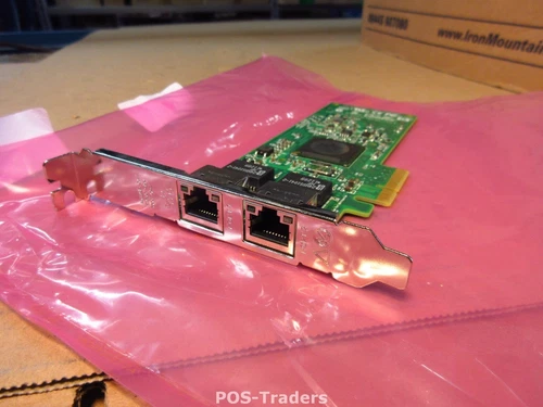 HP NC382T 458491-001 Dual Port RJ-45 Gigabit Adapter High Profile PCI-E Internal