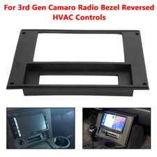 For 3rd Gen Camaro Double Din Radio Bezel Hvac Controls Dash Part 82-92 For 3rd Gen Camaro Double Din Radio Bezel Hvac Controls Dash Part 82-92