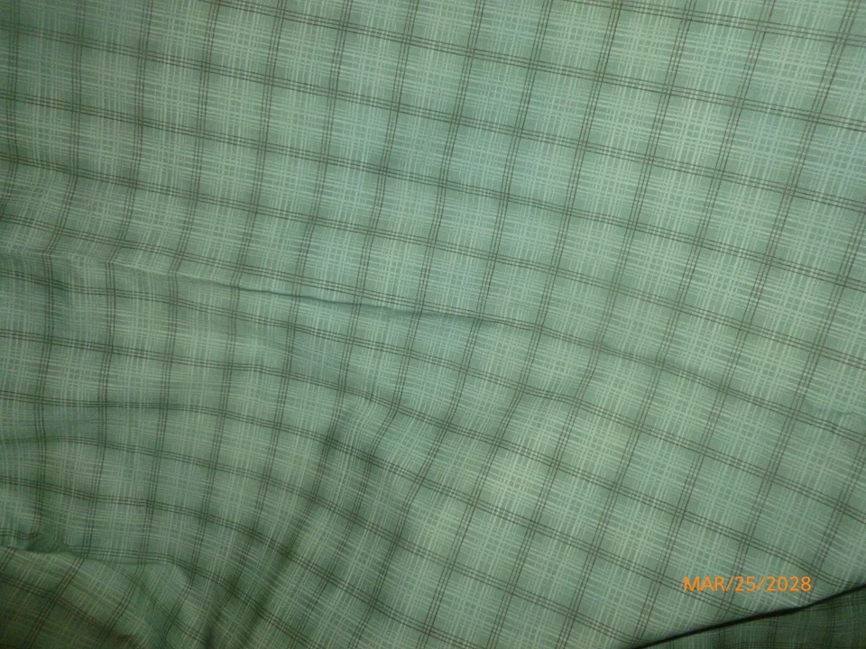 Tela escocesa reversible de algodón vintage 43"x 2,33 yardas Foto 2 de 3