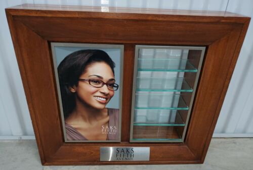Saks Fifth Avenue Glasses Display Case - Store & Display Your Glasses In Style!  - Picture 1 of 11